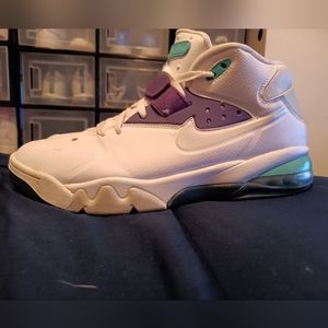 NIKE AIR FORCE MAX 2013 555105-101 White/Ultra Violet Charles Barkley